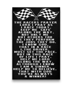 The Racers Prayer Canvas Portrait!