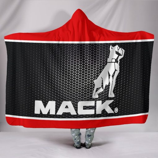 Mack trucks hooded blanket