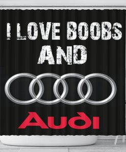 Audi shower curtain