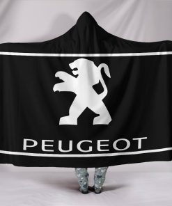 Peugeot hooded blanket
