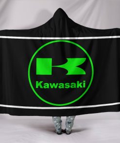 Kawasaki hooded blanket
