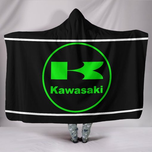 Kawasaki hooded blanket