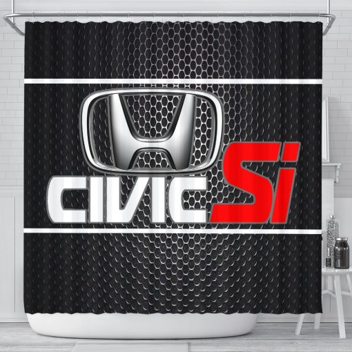Honda Civic Si shower curtain