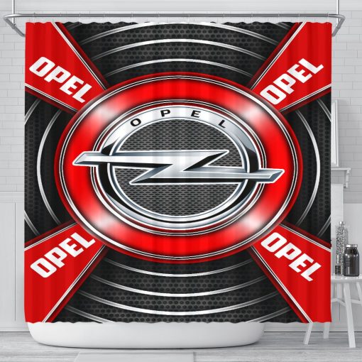 Opel shower curtain