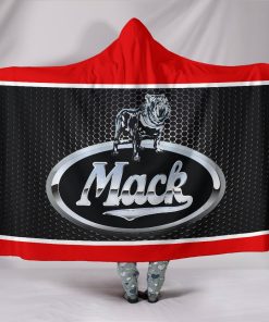Mack trucks hooded blanket
