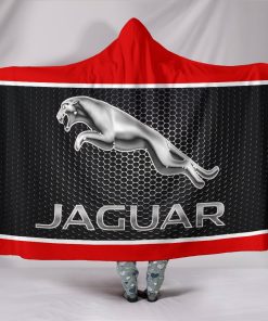 Jaguar hooded blanket