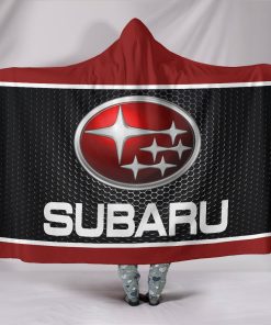 Subaru hooded blanket