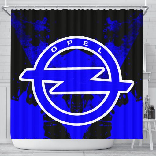 Opel shower curtain