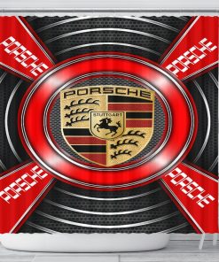 Porsche shower curtain