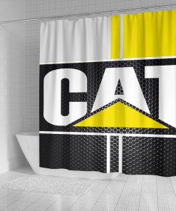 Caterpillar shower curtain