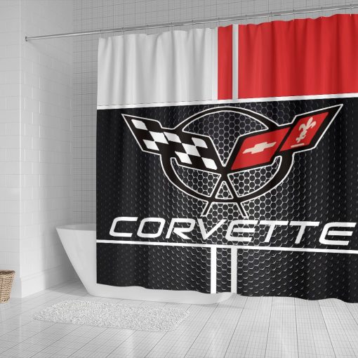 Corvette C5 shower curtain