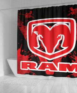 RAM trucks shower curtain