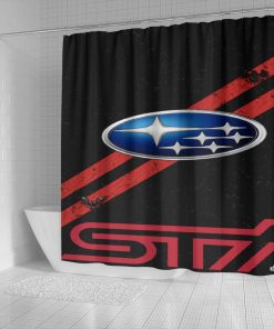 Subaru STI shower curtain