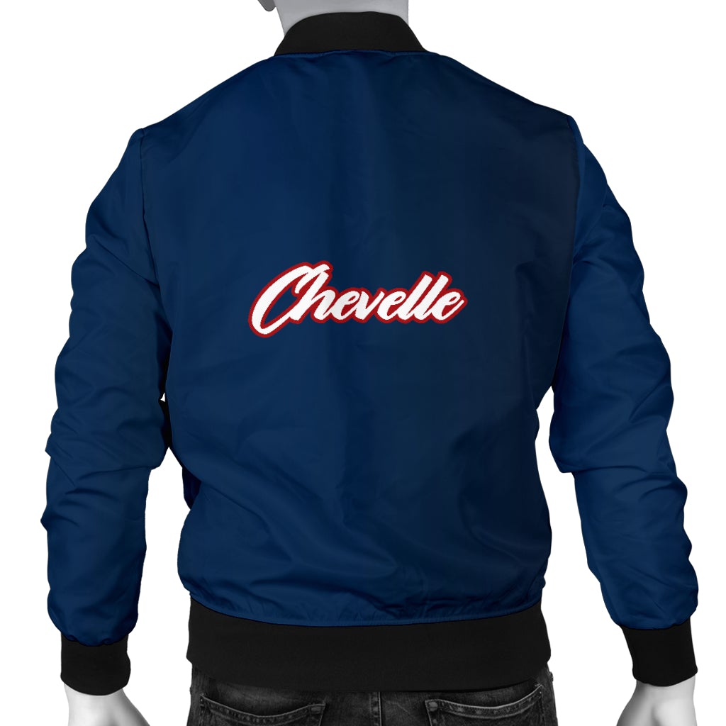 Chevy Chevelle Men's Bomber Jacket Blue - My Car My Rules