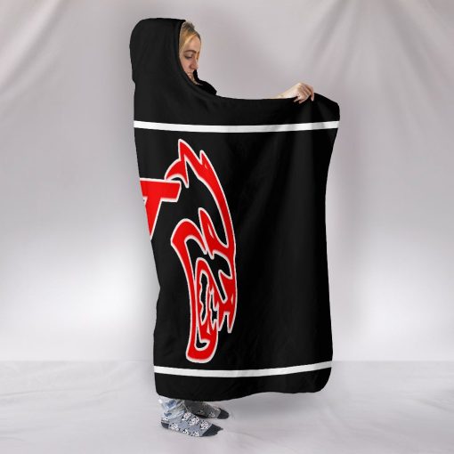 SRT Demon hooded blanket