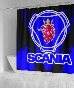 Scania shower curtain