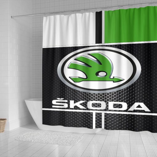 Skoda shower curtain