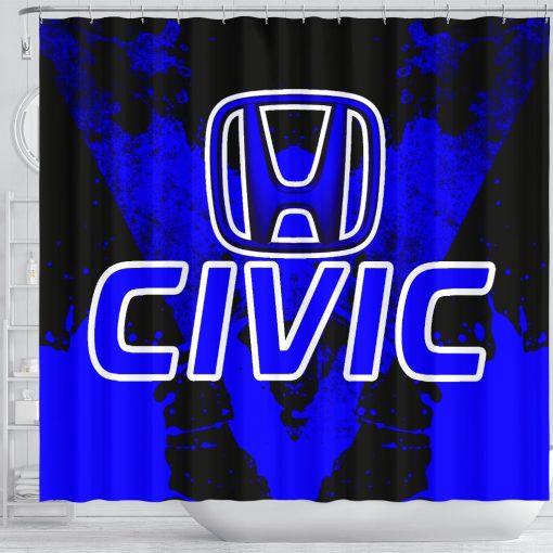 Honda Civic shower curtain
