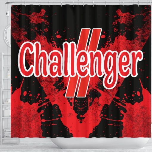 Dodge Challenger shower curtain