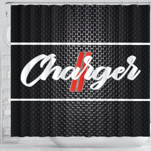 Dodge Charger shower curtain