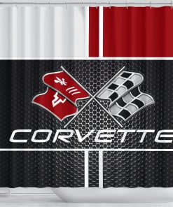 Corvette C3 shower curtain