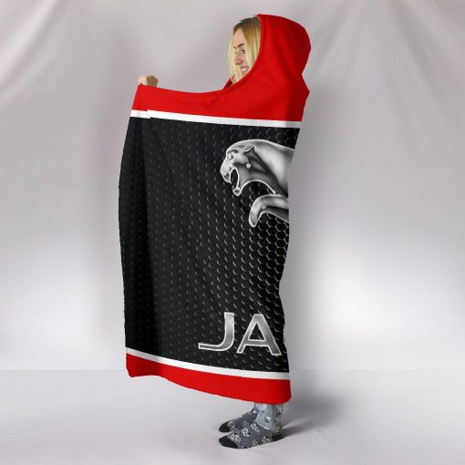 Jaguar hooded blanket