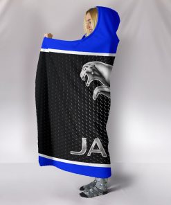 Jaguar hooded blanket