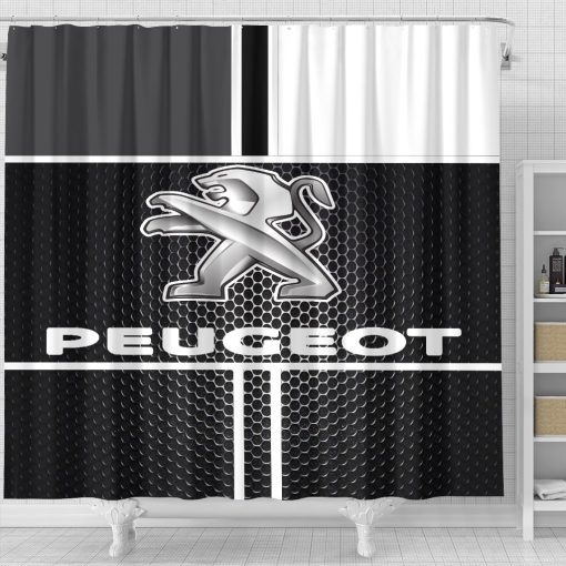 Peugeot shower curtain