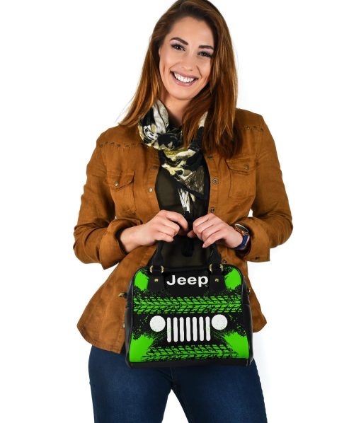 Jeep Shoulder Handbag Green