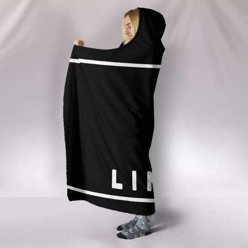 Lincoln hooded blanket