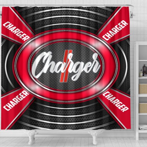 Dodge Charger shower curtain