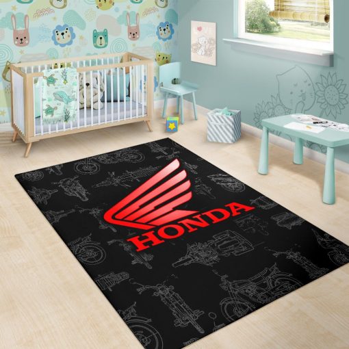 Honda Motorcycle Rug