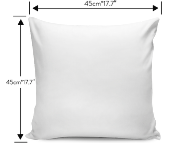 Chevy Chevelle Pillow Cover sizing chart