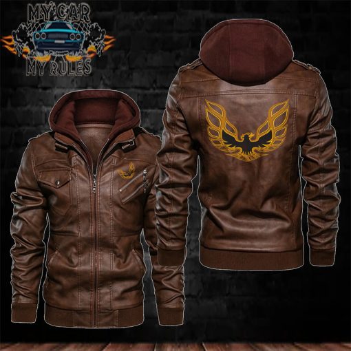 Pontiac Firebird Leather Jacket With FREEE SHIPPING - My Car My Rules
