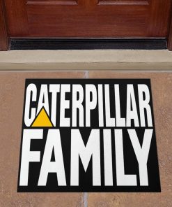 Caterpillar Custom Shaped Door Mat