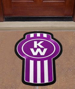 Kenworth custom shaped door mat