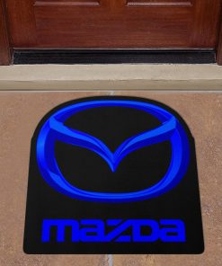 Mazda custom shaped door mat