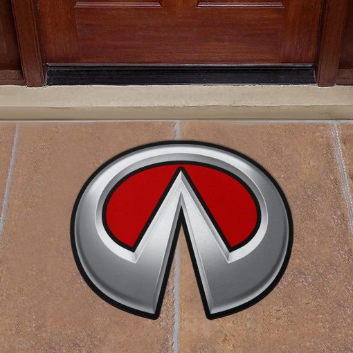 Infiniti custom shaped door mat
