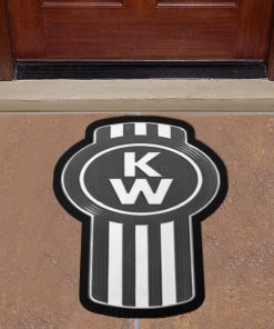 Kenworth custom shaped door mat