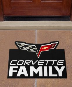 Corvette C6 Family Custom Shaped Door Mat