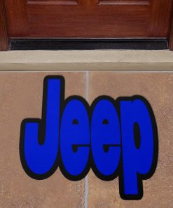 Jeep custom shaped door mat