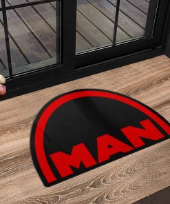 MAN trucks custom shaped door mat
