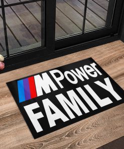 BMW M Power Custom Shaped Door Mat