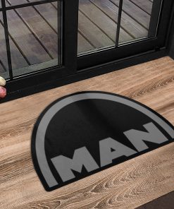 MAN trucks custom shaped door mat
