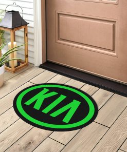 Kia custom shaped door mat