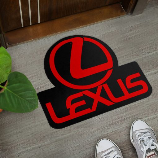 Lexus custom shaped door mat
