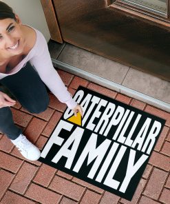 Caterpillar Custom Shaped Door Mat