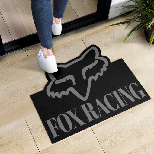Fox Racing custom shaped door mat