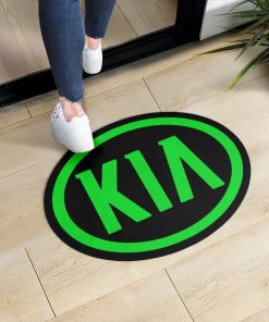 Kia custom shaped door mat