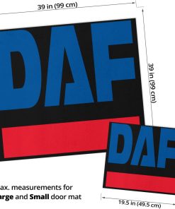 DAF Trucks Custom Shaped Door Mat